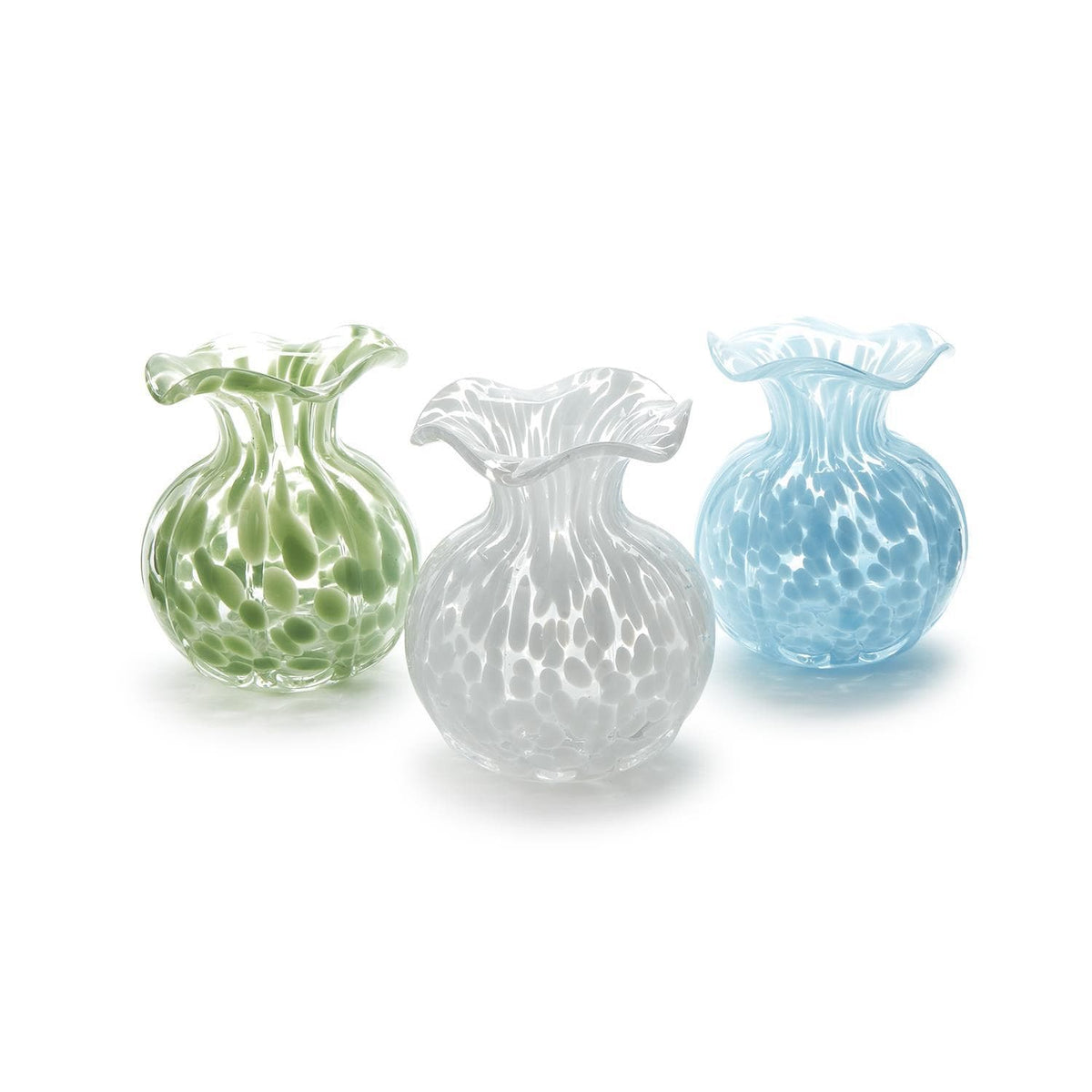 Tozai Ruffled Edge Spotted Vase Vase