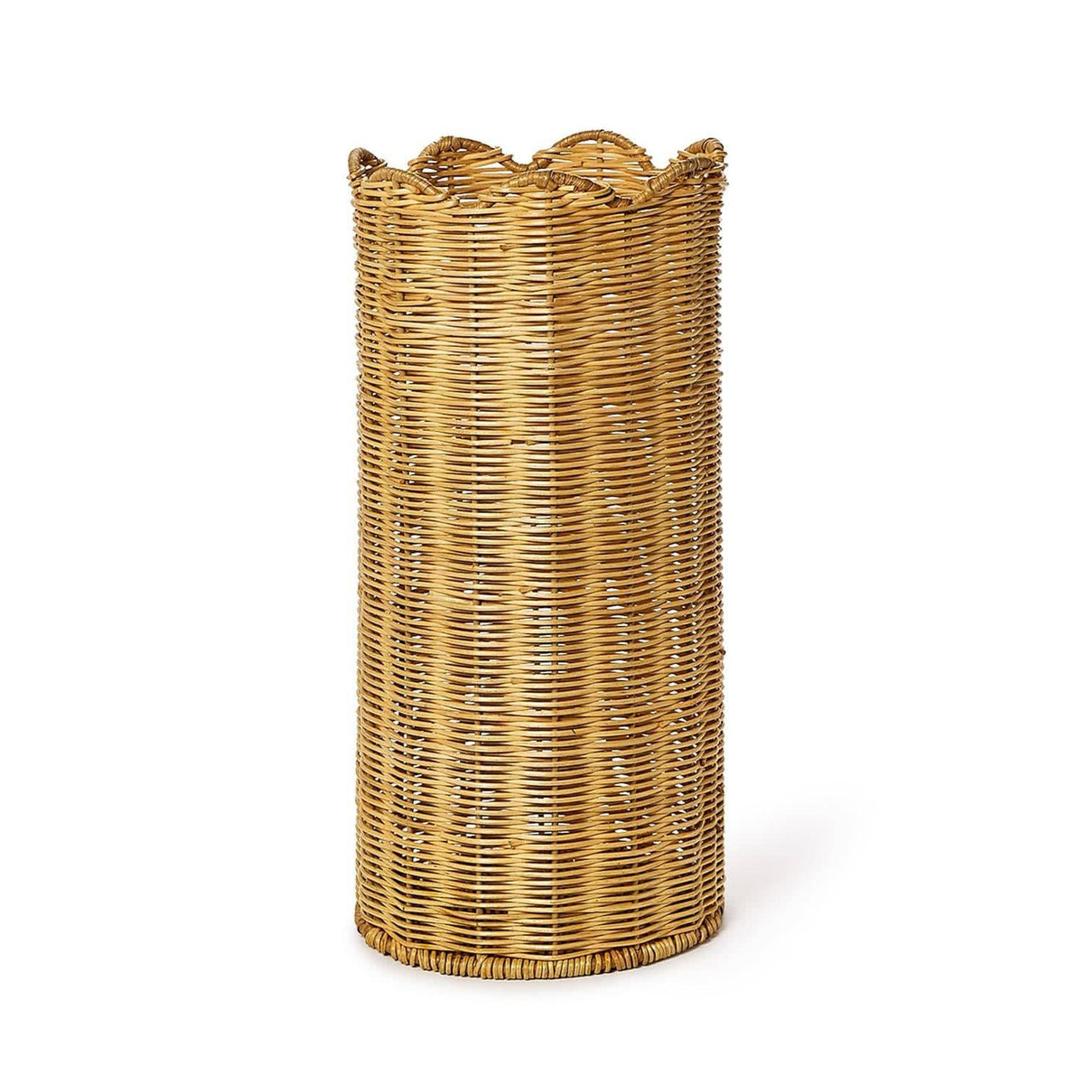 Tozai Scalloped Woven Umbrella Stand Umbrella Stand 55631