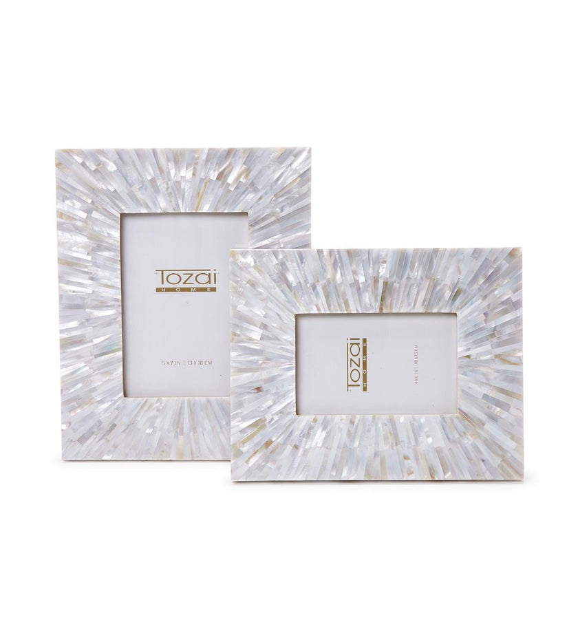 Starburst Mother of Pearl Photo Frame - secondary