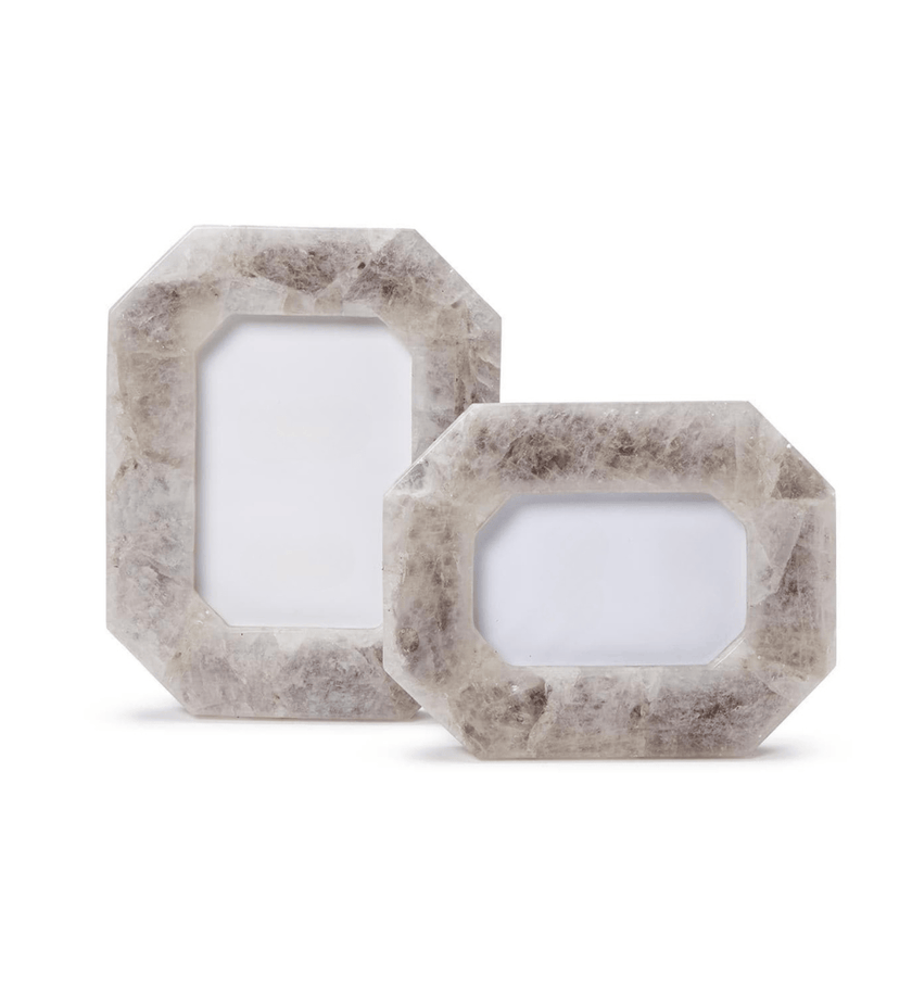 White Quartz Octagon Photo Frame - secondary