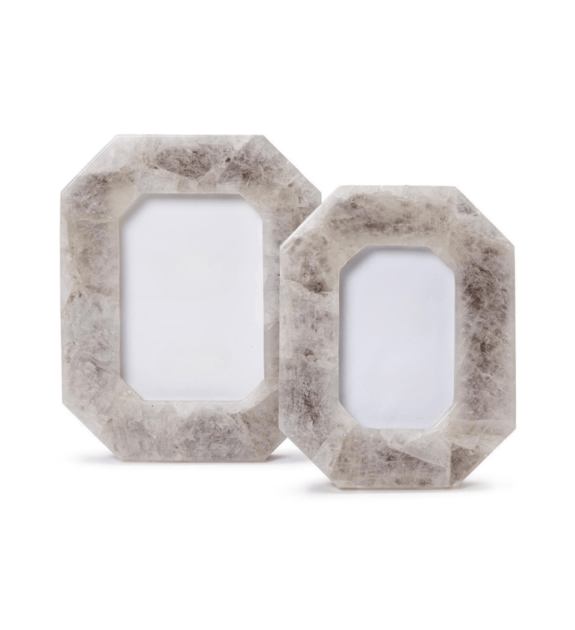 White Quartz Octagon Photo Frame