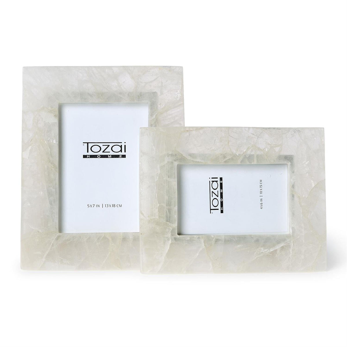 Tozai White Quartz Photo Frame Picture Frames