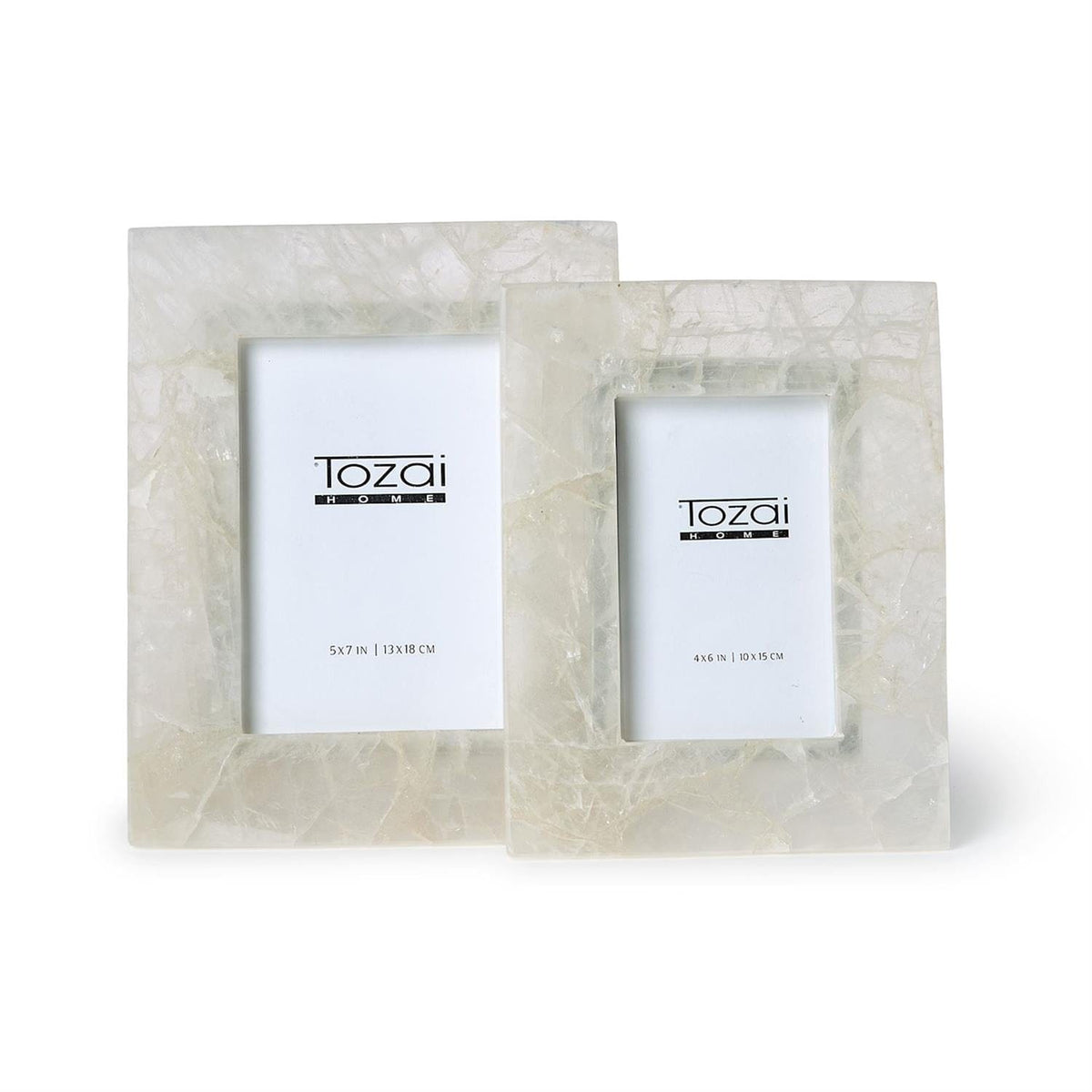Tozai White Quartz Photo Frame Picture Frames