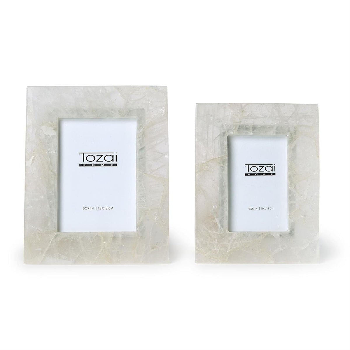 Tozai White Quartz Photo Frame Picture Frames