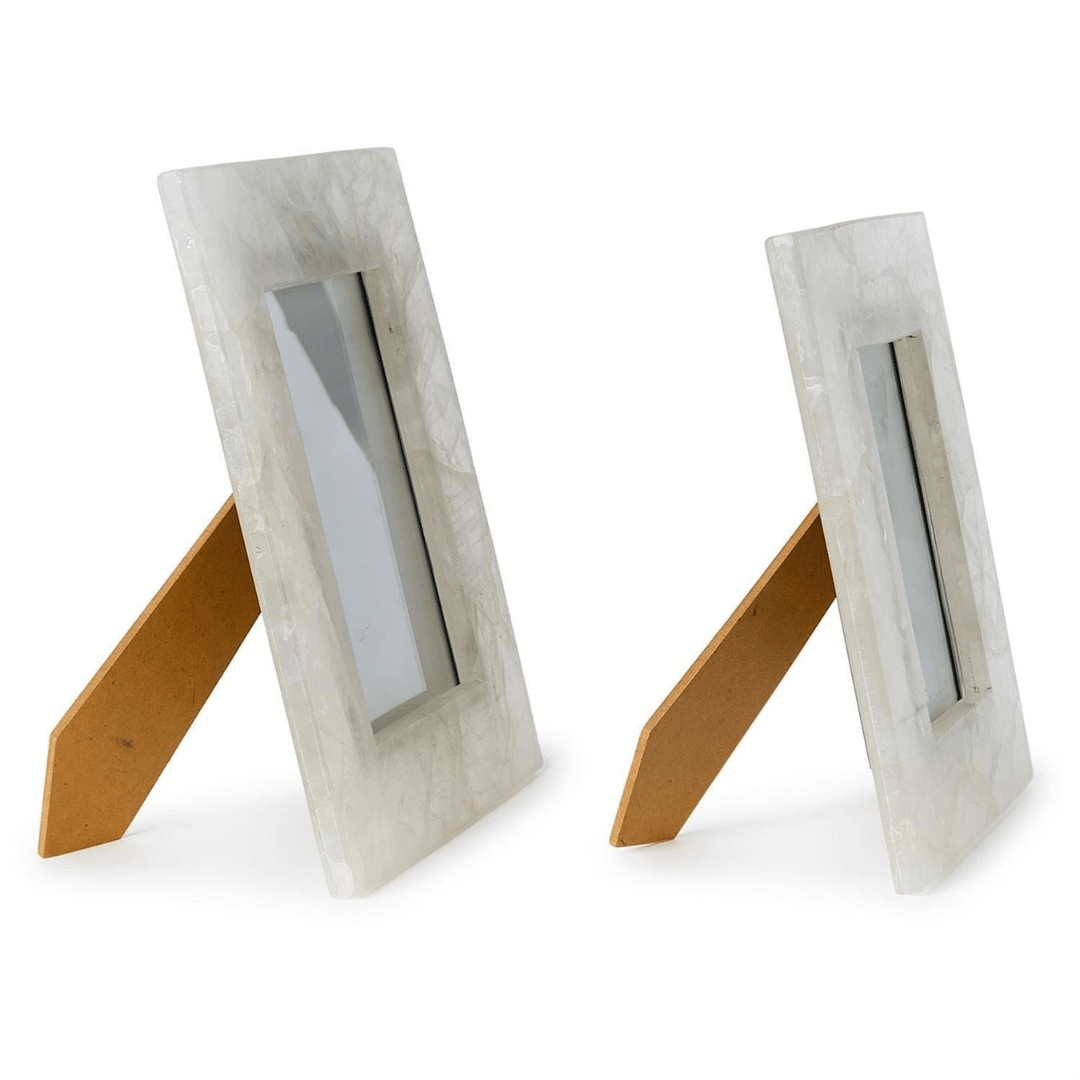 Tozai White Quartz Photo Frame Picture Frames