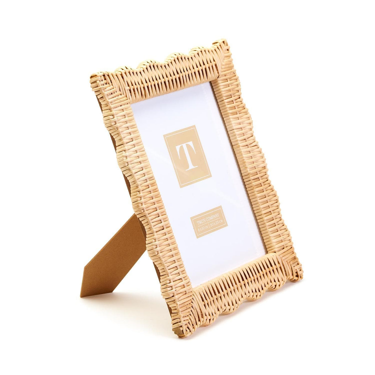Tozai Wicker Weave Scalloped Photo Frame Photo Frame