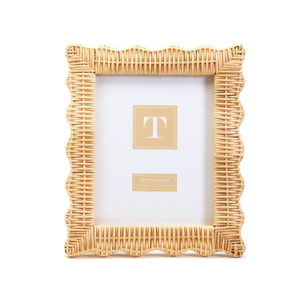Tozai Wicker Weave Scalloped Photo Frame Photo Frame