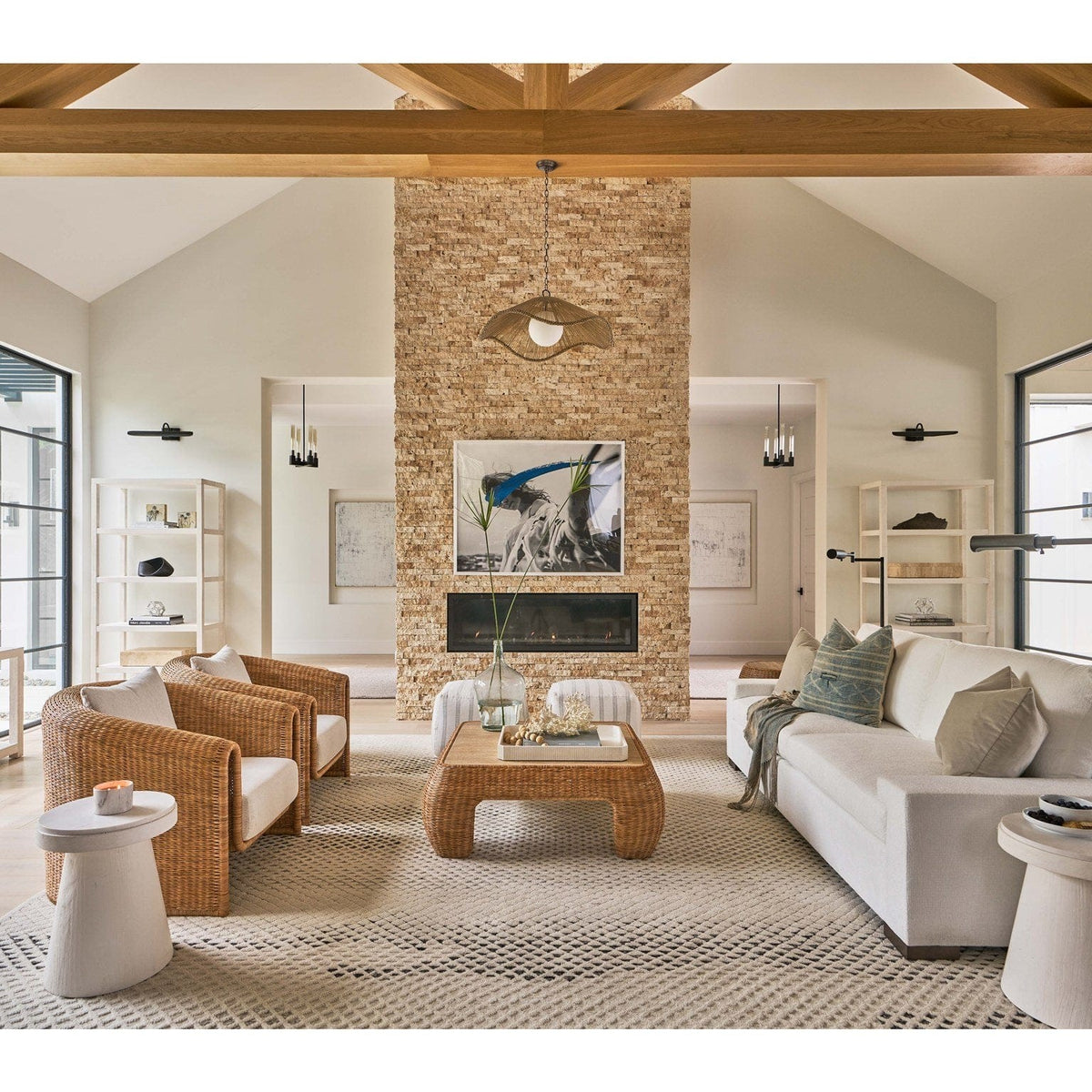 Universal Furniture Fishbone Rattan Lounge Chair Chairs U330835