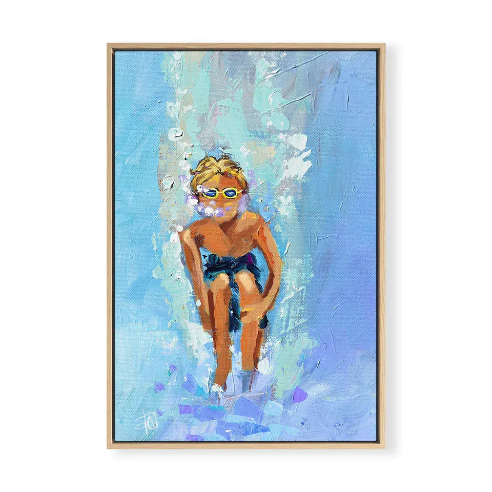 Urban Garden Make a Splash Boy by The Painted Katie Artwork