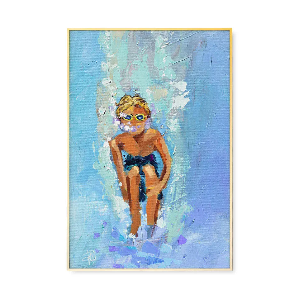 Urban Garden Make a Splash Boy by The Painted Katie Artwork