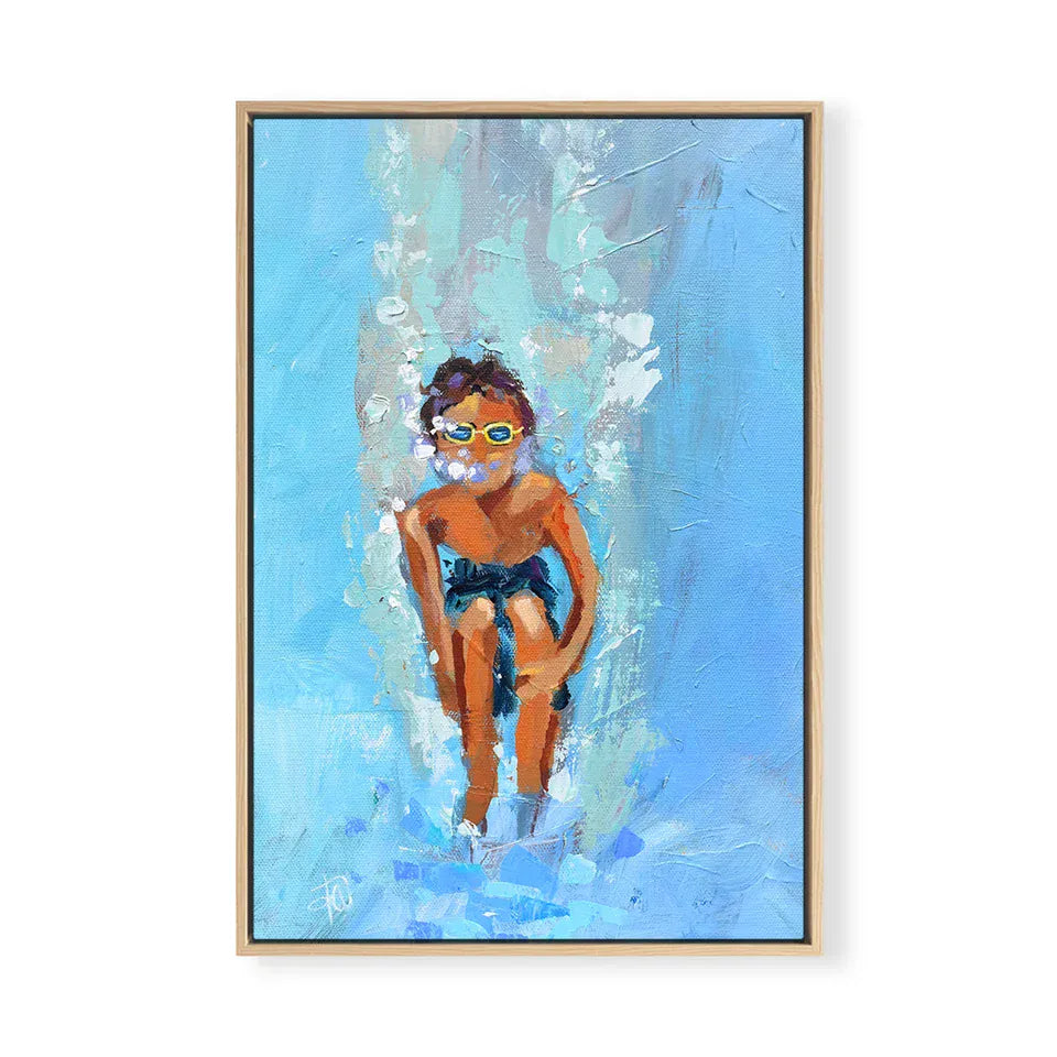 Urban Garden Make a Splash Boy by The Painted Katie Artwork