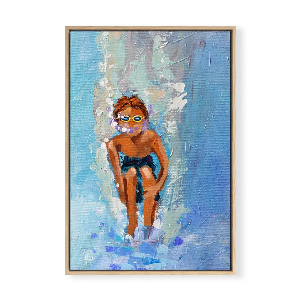 Urban Garden Make a Splash Boy by The Painted Katie Artwork