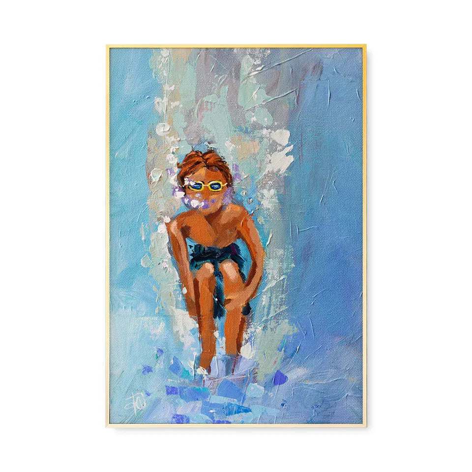 Urban Garden Make a Splash Boy by The Painted Katie Artwork
