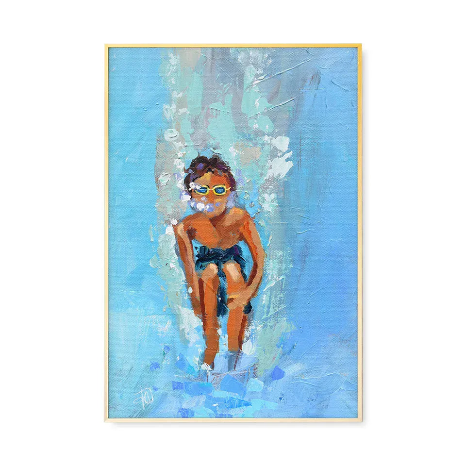 Urban Garden Make a Splash Boy by The Painted Katie Artwork