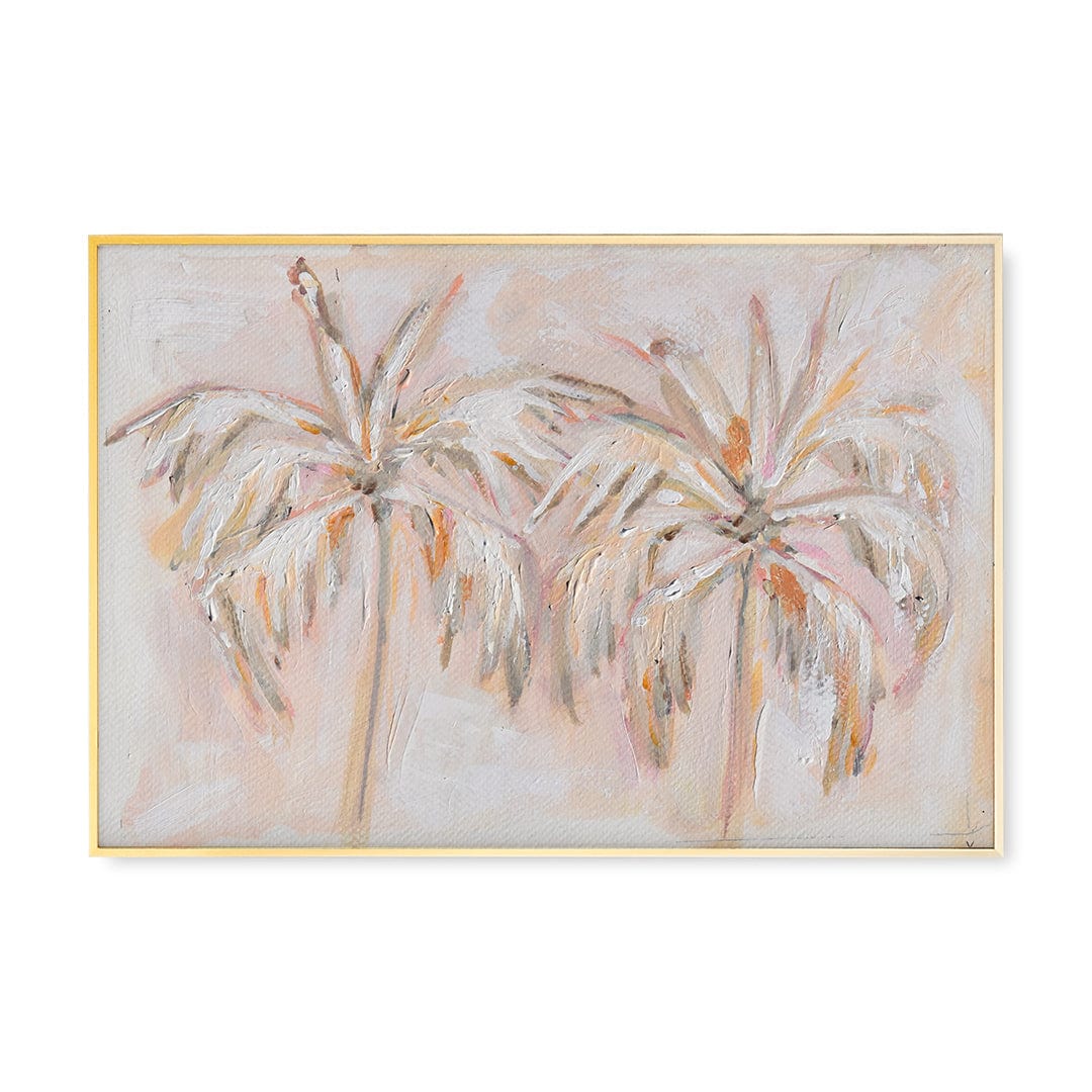 Urban Garden Paper / 10x8 / Blush Morning Palms Artwork Morning108PaperBlush