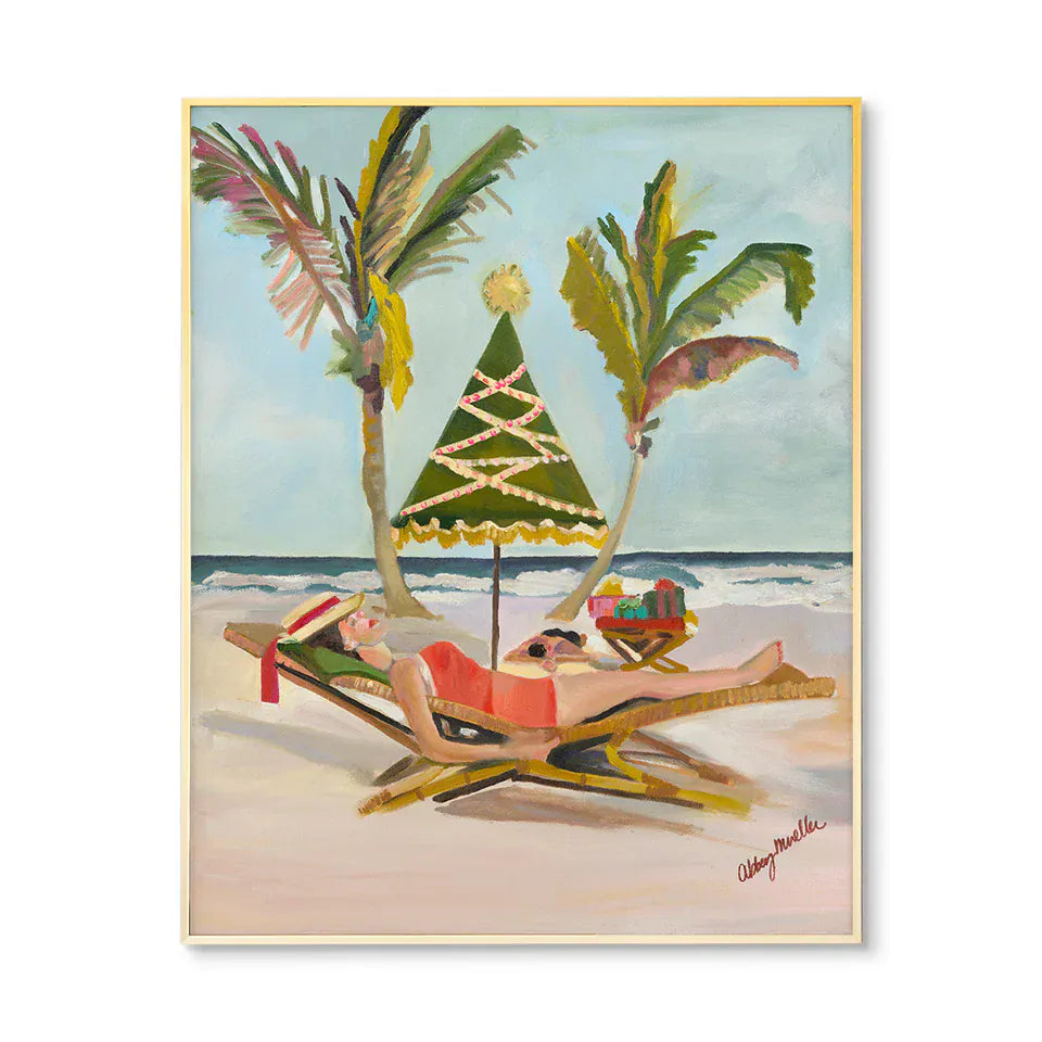 Urban Garden Paper / 5x7 Christmas Babe by Abbey Mueller Artwork ChristmasBabe57Paper