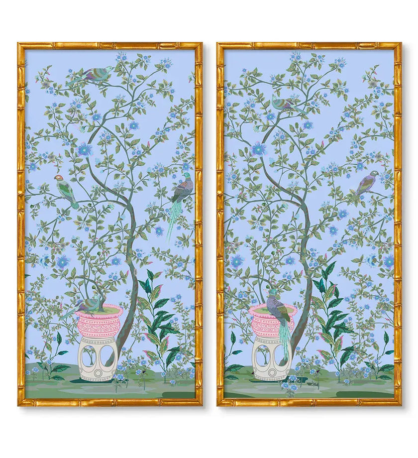 Sitting Bird Panel Pair - secondary