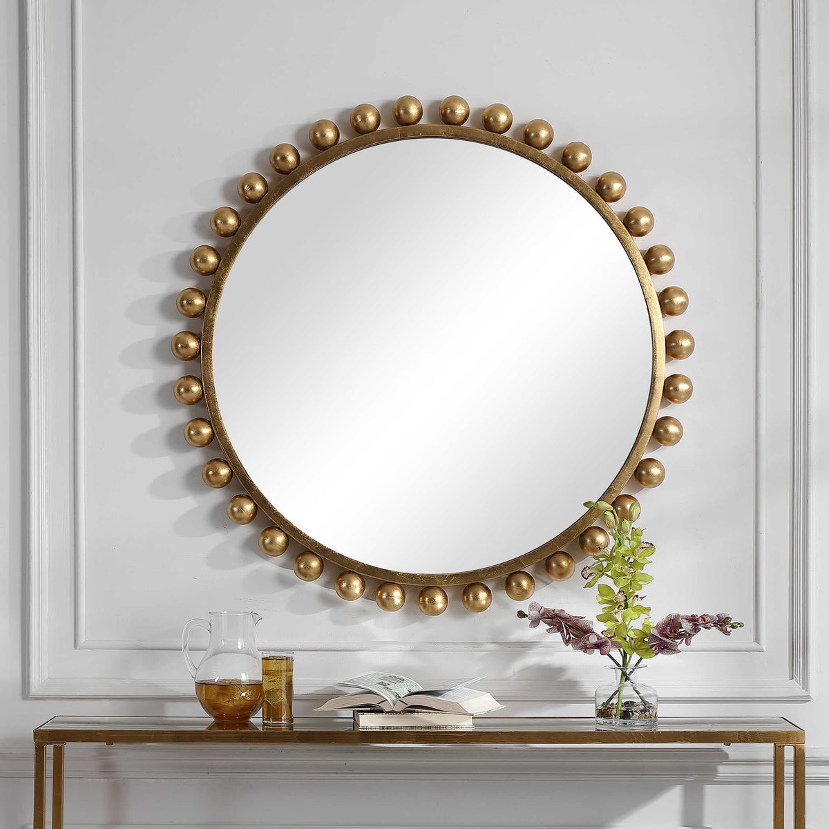 Uttermost Cyra Mirror Gold Mirrors 09695