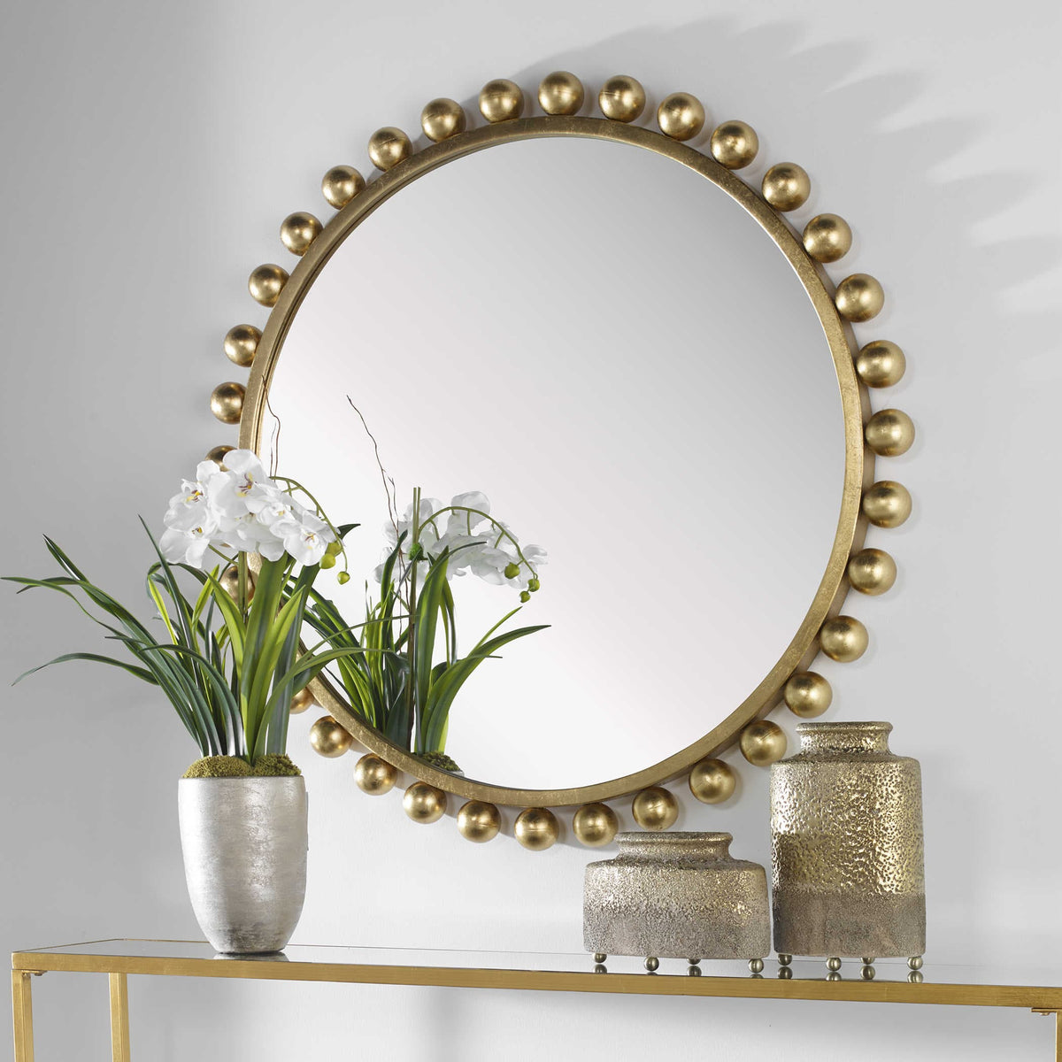 Uttermost Cyra Mirror Gold Mirrors 09695