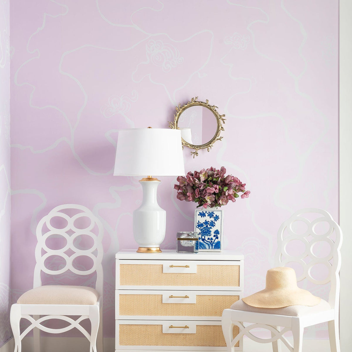 Villa & House Astor 3-Drawer Side Table Side Tables AST-130-09