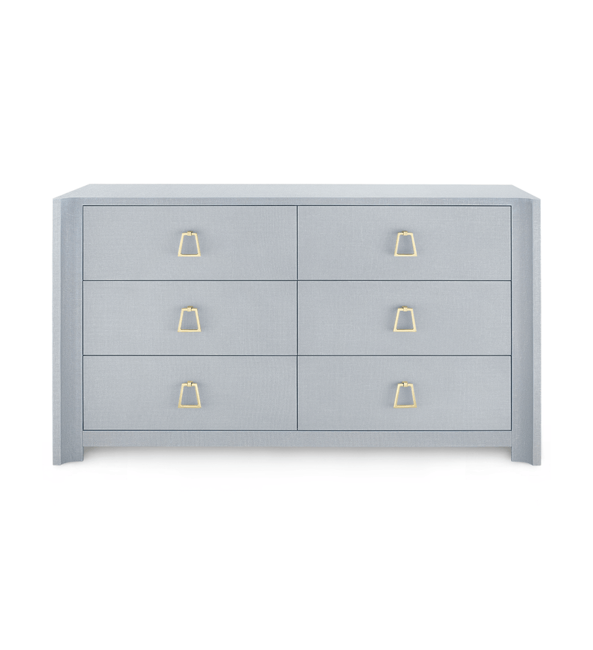Audrey Extra Large 6-Drawer, Washed Winter Gray - secondary