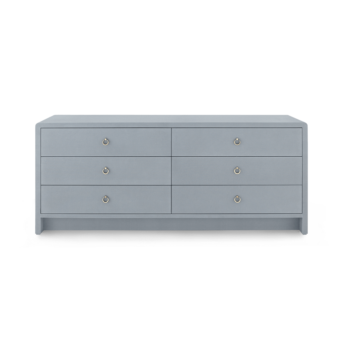 Villa & House Bryant Linen Extra Wide Large 6-Drawer Dressers