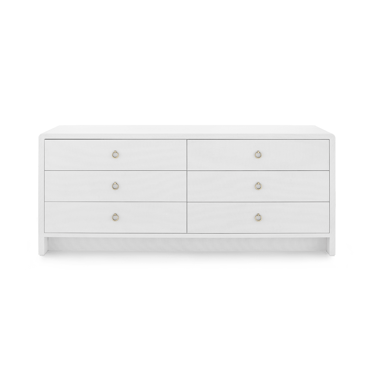Villa & House Bryant Linen Extra Wide Large 6-Drawer Dressers
