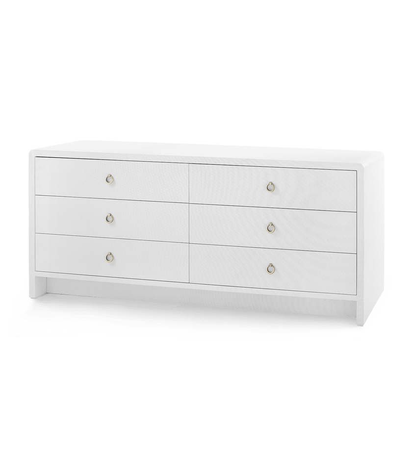 Bryant Linen Extra Wide Large 6-Drawer