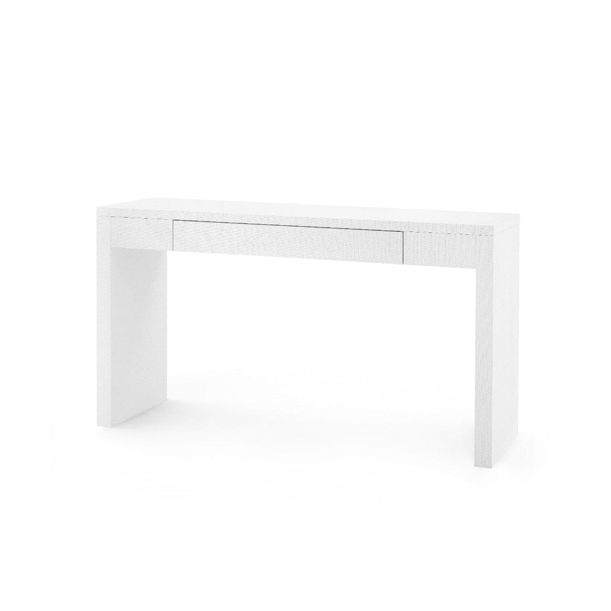 Villa & House Chiffon White - Grasscloth / Large Morgan Console Table Console Table MOR-410-59