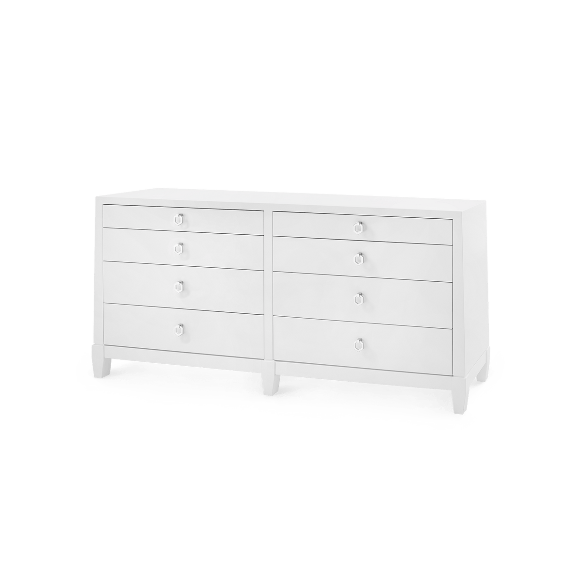 Villa & House Chiffon White Madison 8-Drawer Dressers MDS-250-09