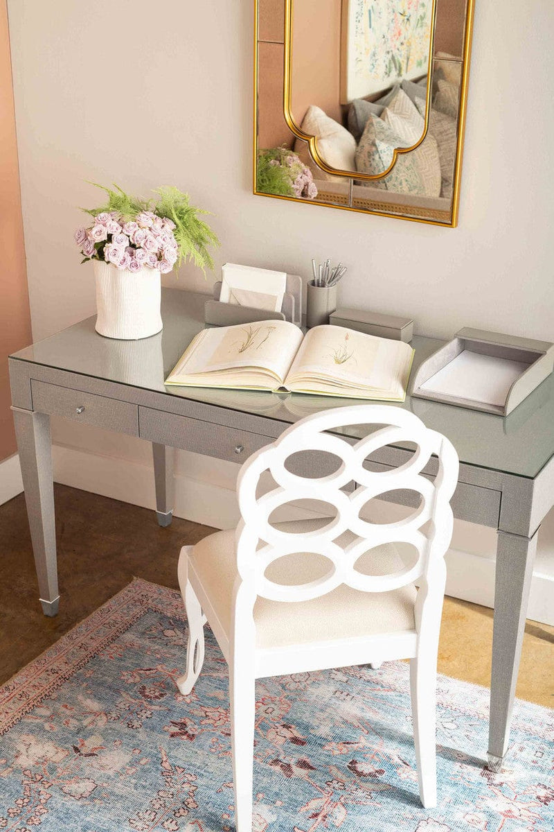 Villa & House Claudette Desk - Nickel Desks