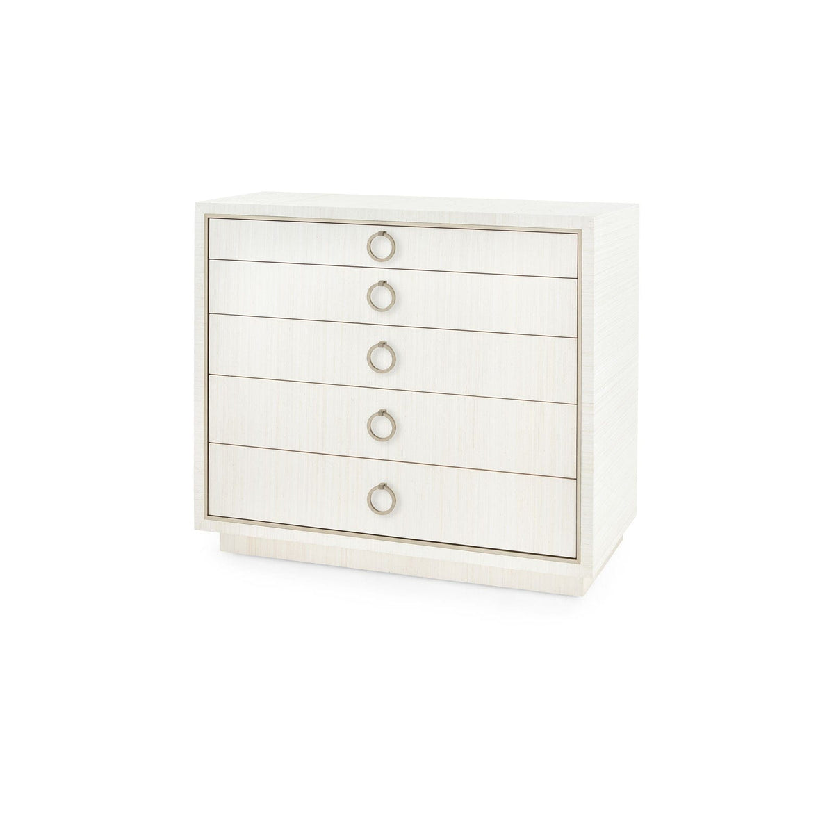 Villa & House Cream Parker Large 5-Drawer Cabinets PAK-225-6209