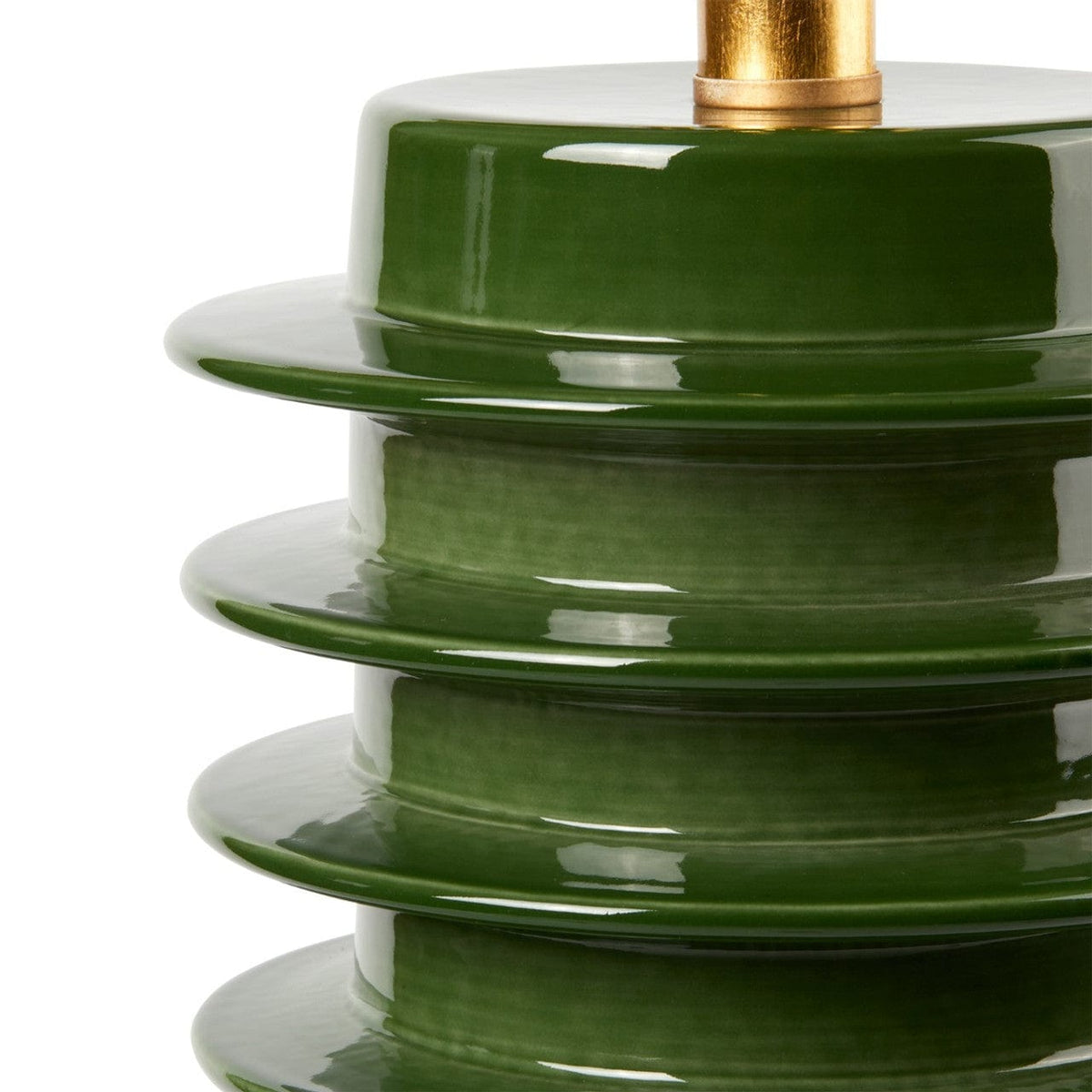 Villa & House Green Elektra Table Lamp Table Lamps ELK-800-207-WS + SHD-17-WHL-808