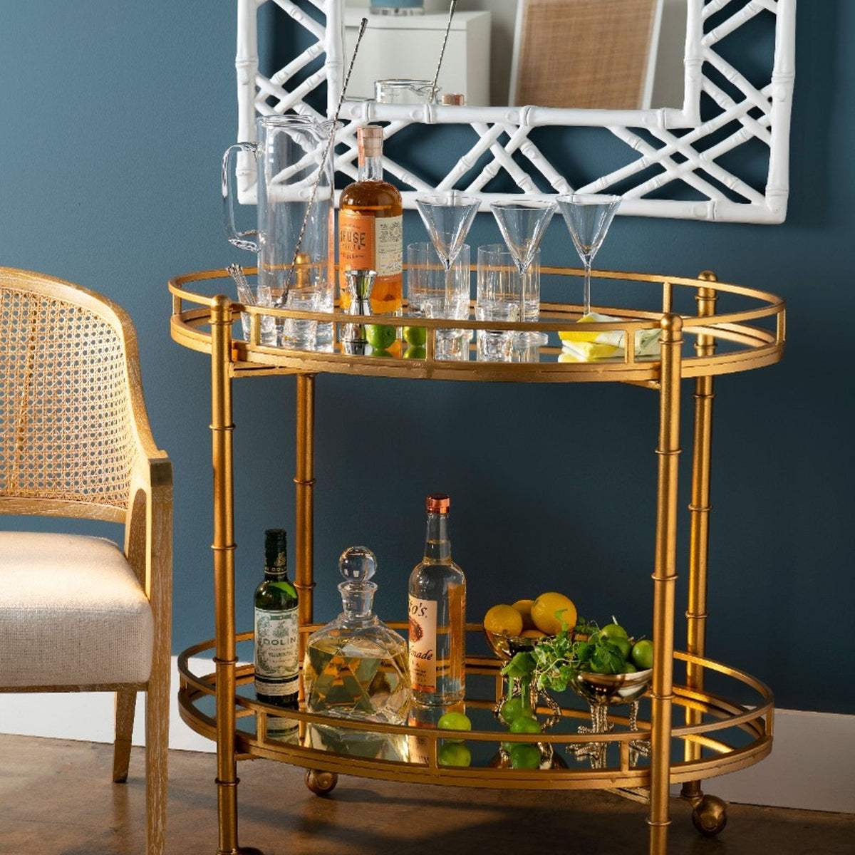 Villa & House Normandy Bar Cart Bar Carts NOR-325-808-TB