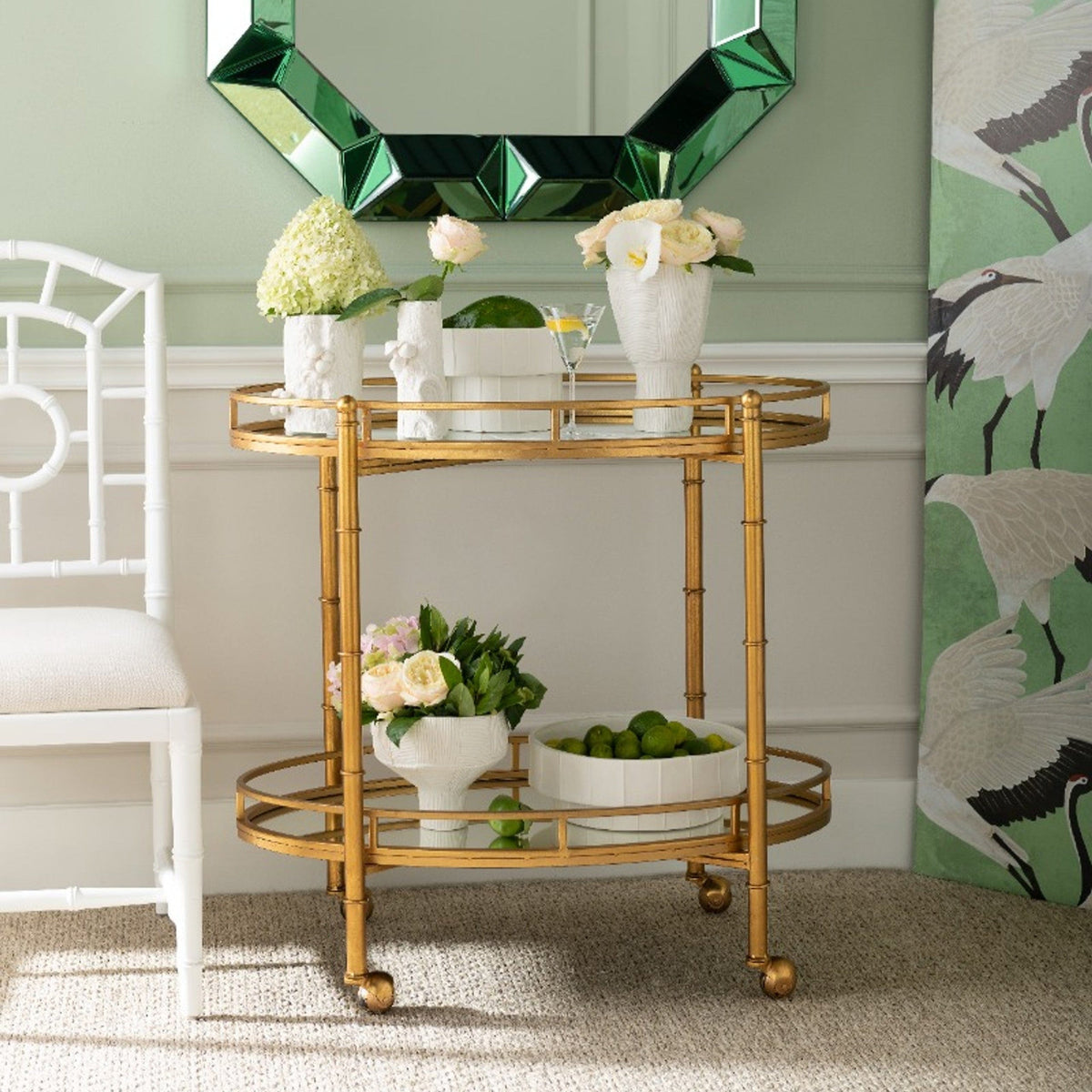 Villa & House Normandy Bar Cart Bar Carts NOR-325-808-TB