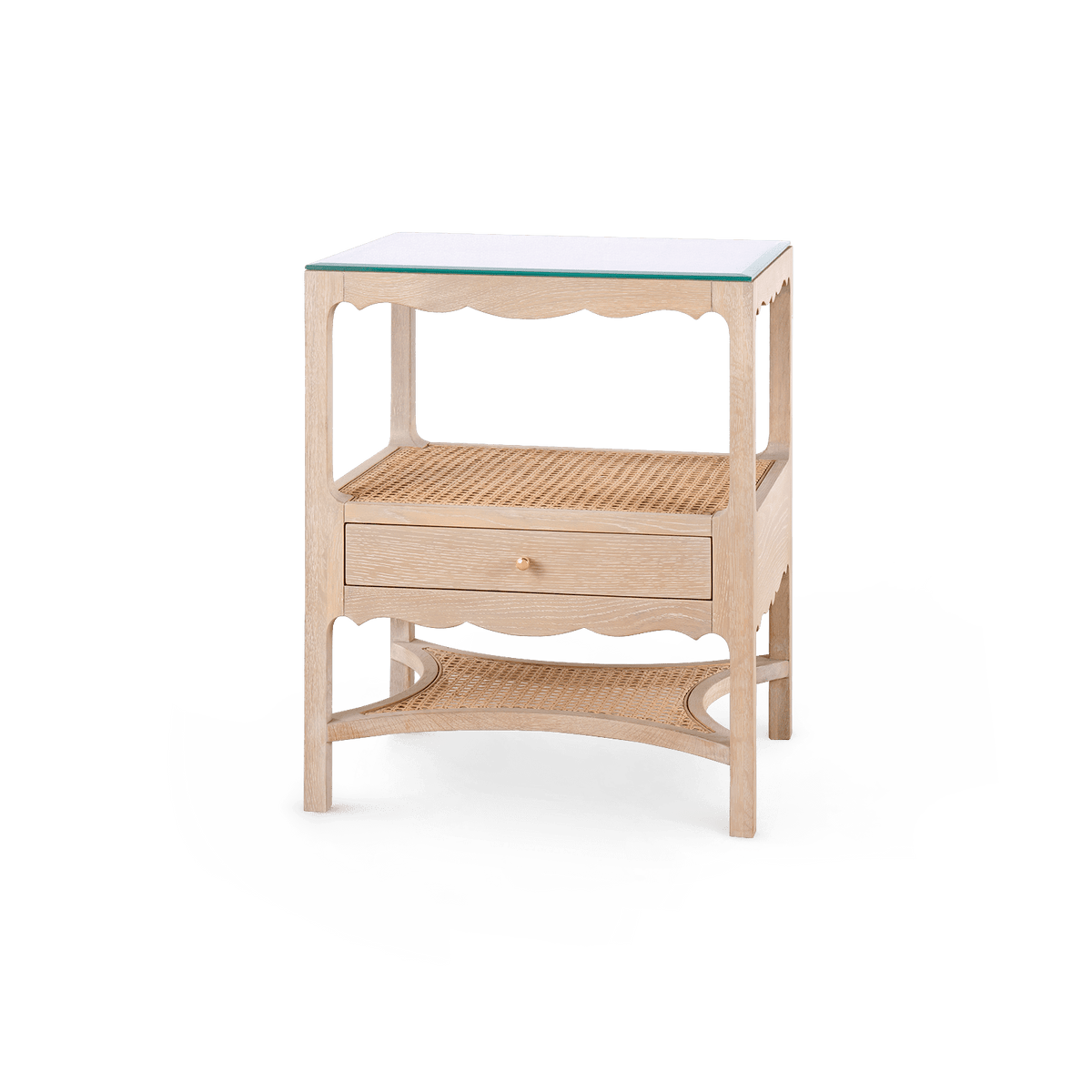 Villa & House Sand Arianna 1-Drawer Side Table Side Tables ARN-110-99