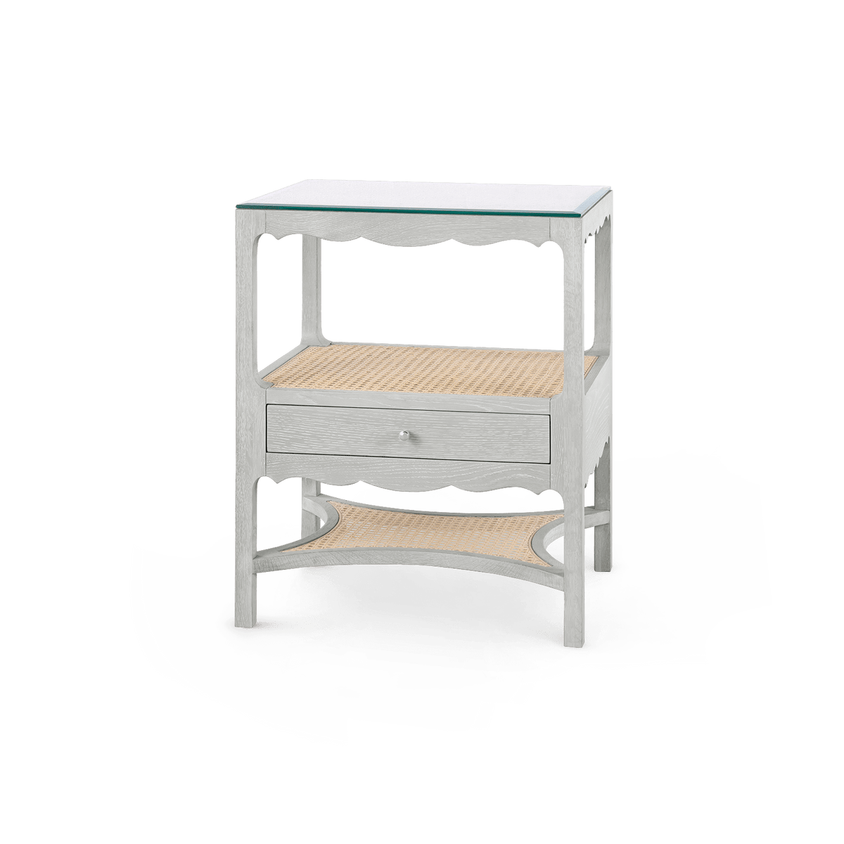 Villa & House Soft Gray Arianna 1-Drawer Side Table Side Tables ARN-110-97