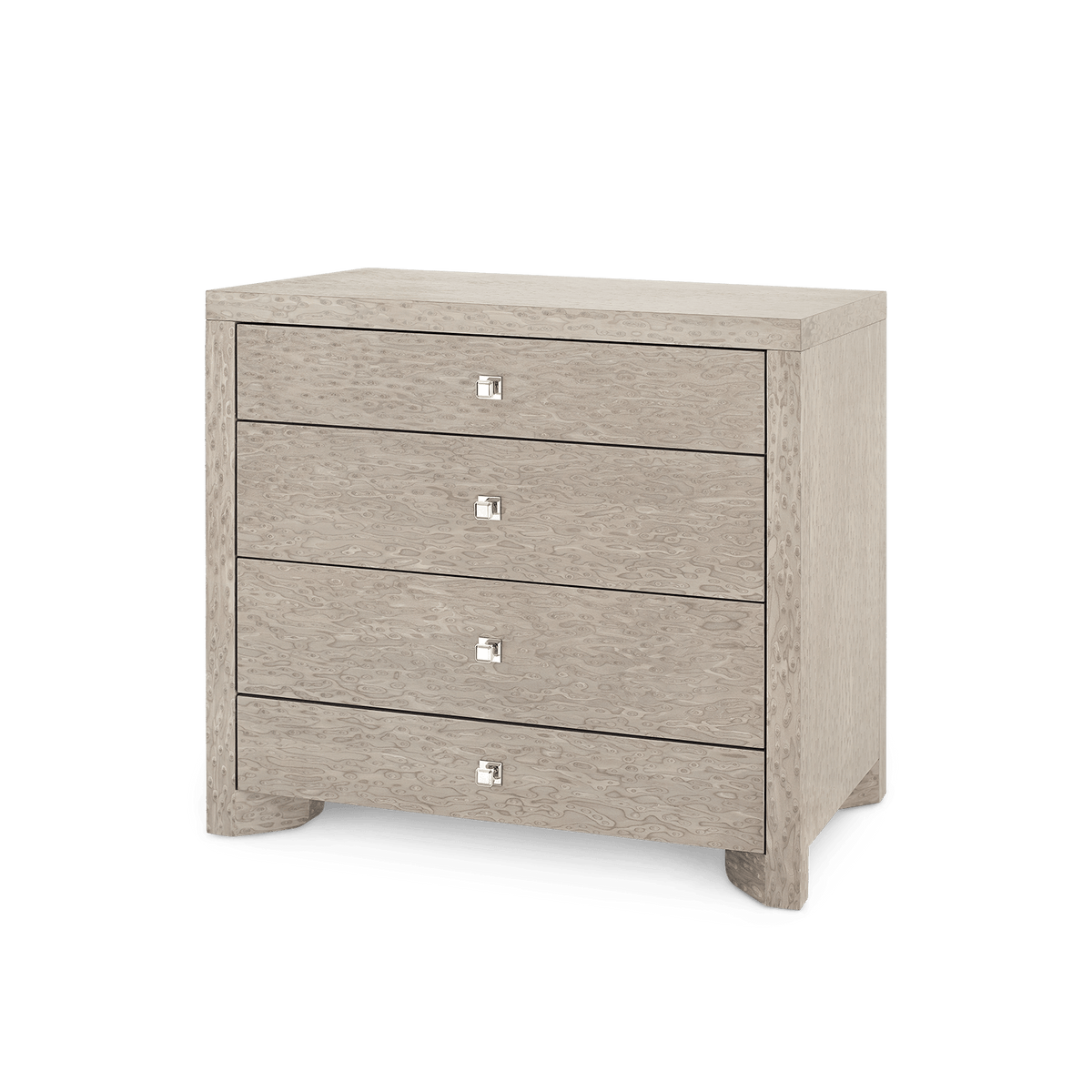 Villa & House Taupe Gray Lugano Large 4-Drawer Dressers LUG-225-9426-77