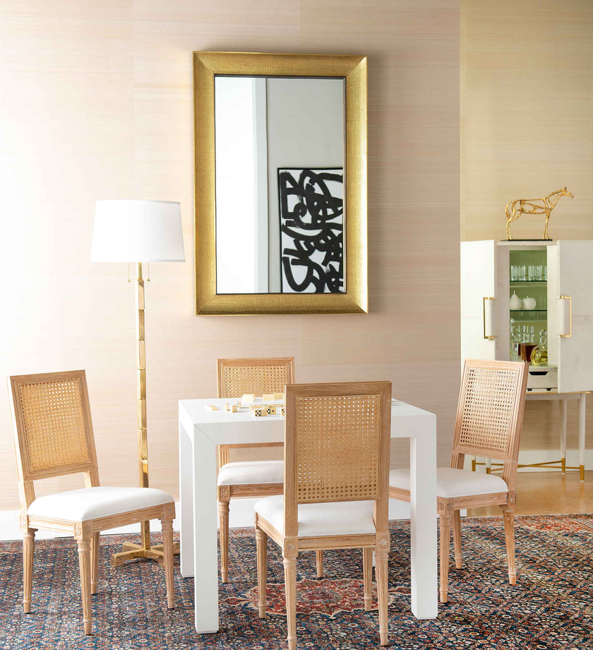 Valentina Grasscloth Game Table - secondary