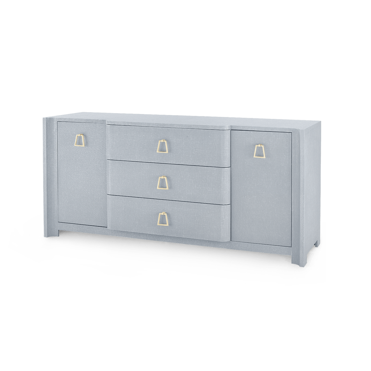Villa & House Washed Winter Gray Audrey 3-Drawer & 2-Door Cabinet Cabinets AUD-450-5126-88