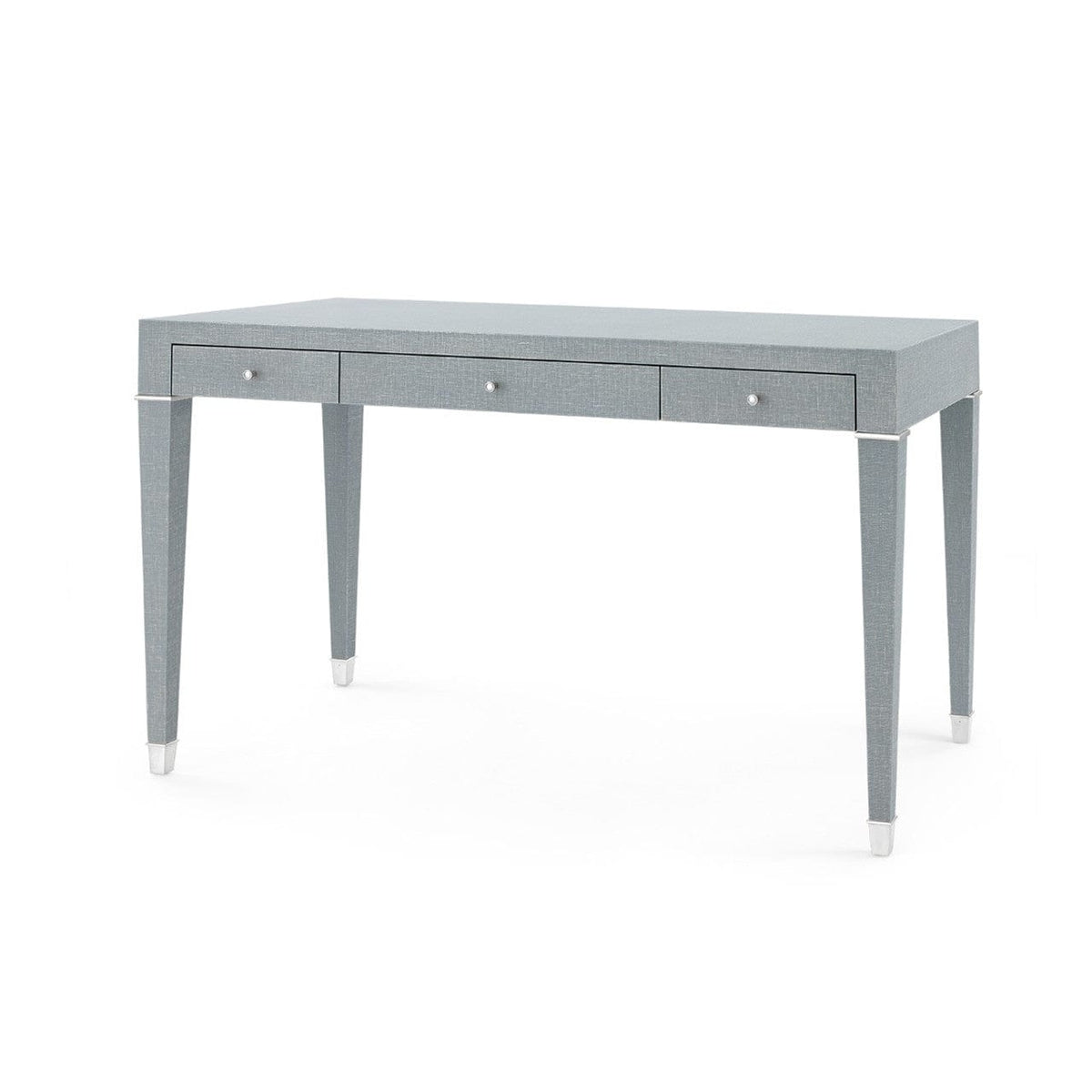 Villa & House Washed Winter Gray Claudette Desk - Nickel Desks CLU-350-5126-807