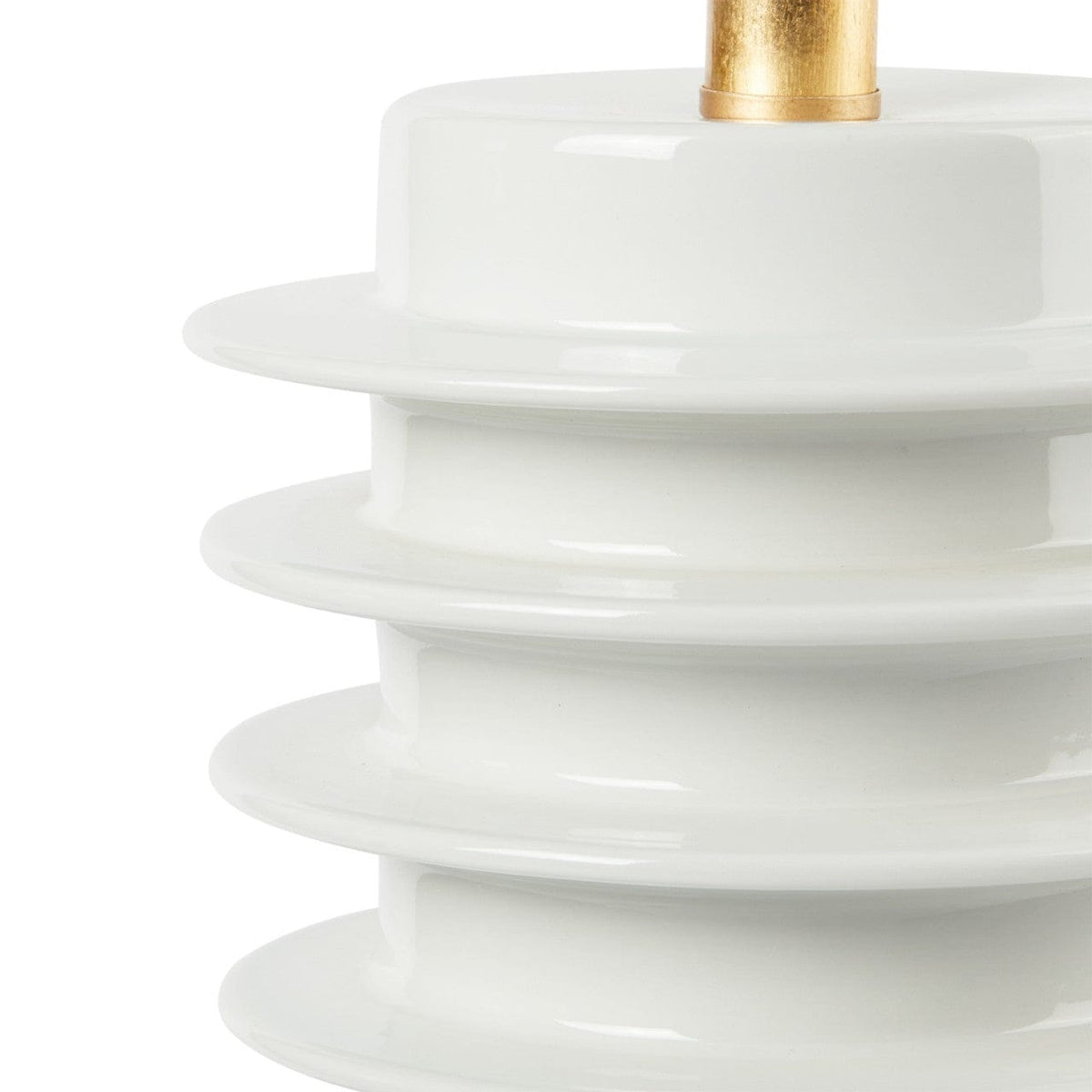 Villa & House White Elektra Table Lamp Table Lamps ELK-800-109-WS + SHD-17-WHL-808