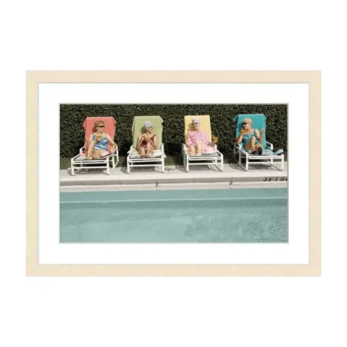 Wendover Art Golden Girls Poolside Artwork WPH2276