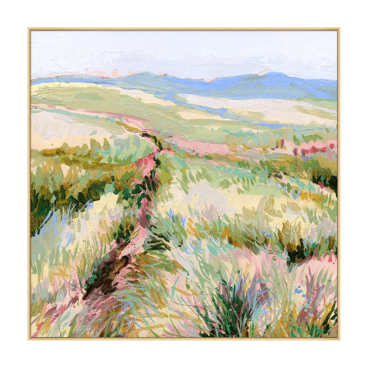 Wendover Art Pink Pasture Artwork WLD3028