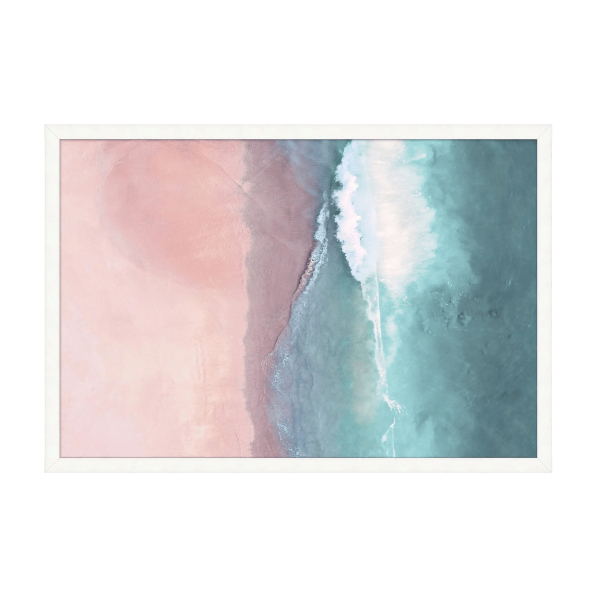 Wendover Art Shoreline Surf Aerial Artwork WPH1804
