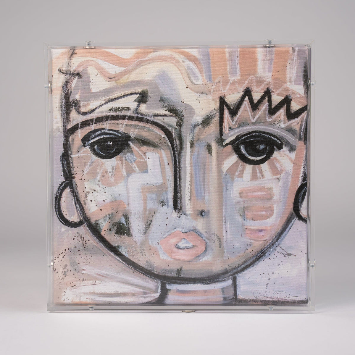 Windy O'Connor 12" Dreaming Chica on Acrylic Artwork DreamingChicaAcrylic12x12