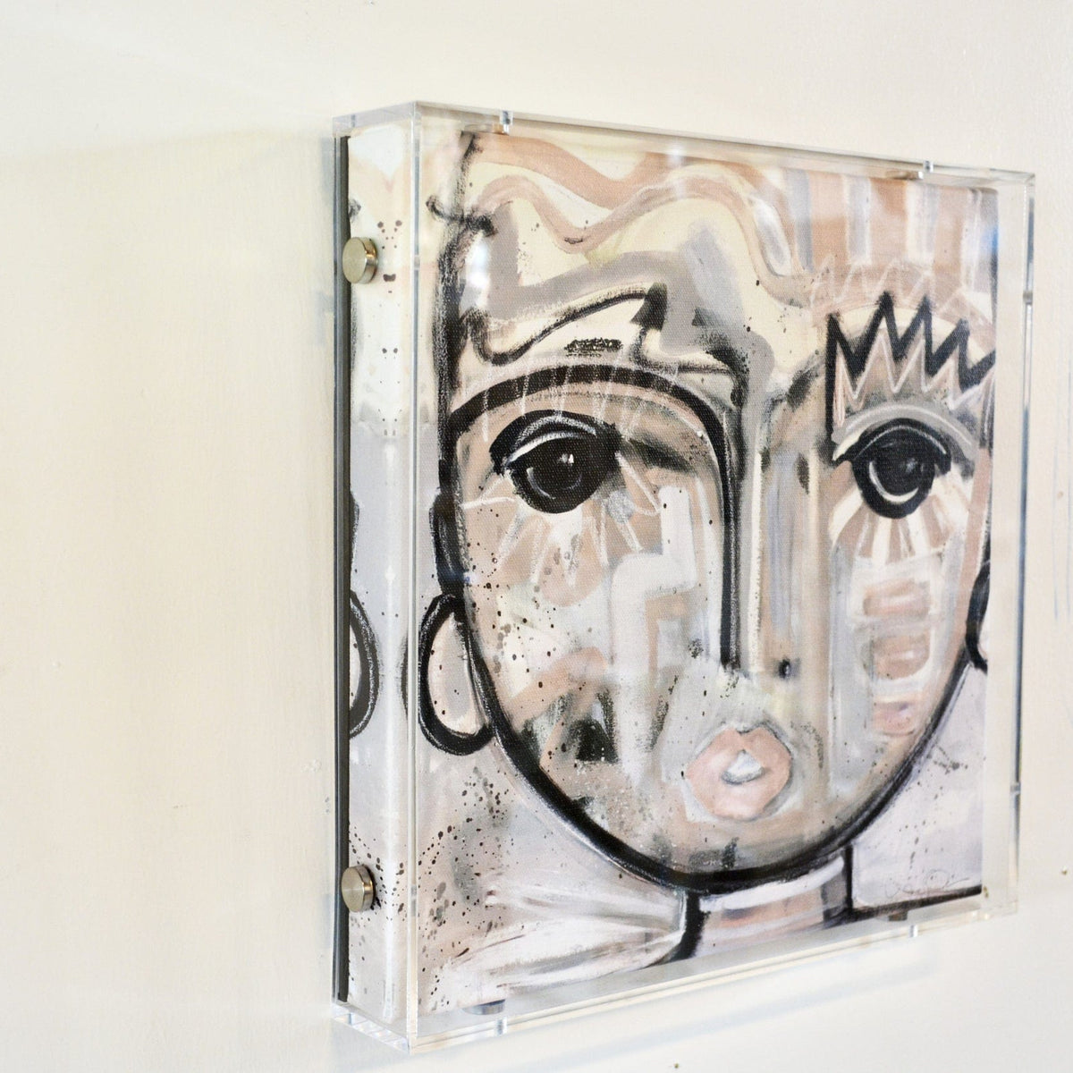 Windy O'Connor 12" Dreaming Chica on Acrylic Artwork DreamingChicaAcrylic12x12