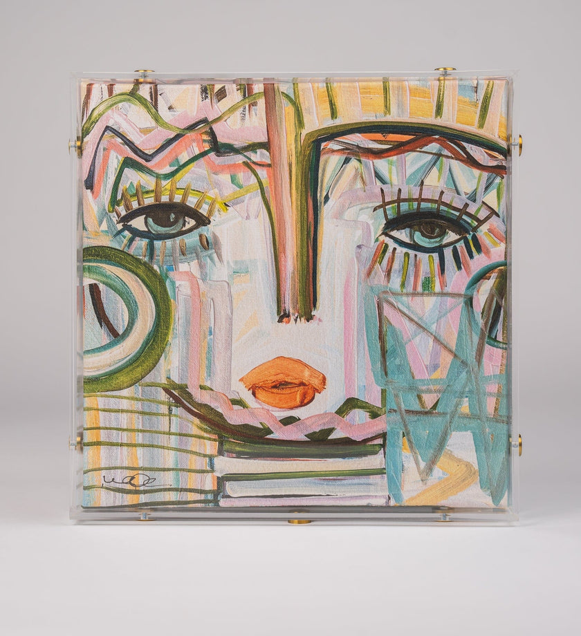 Iron Rose Chica on Acrylic