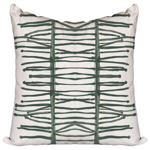 Windy O'Connor Artifact Colors Pillow- Deep Sage Pillows
