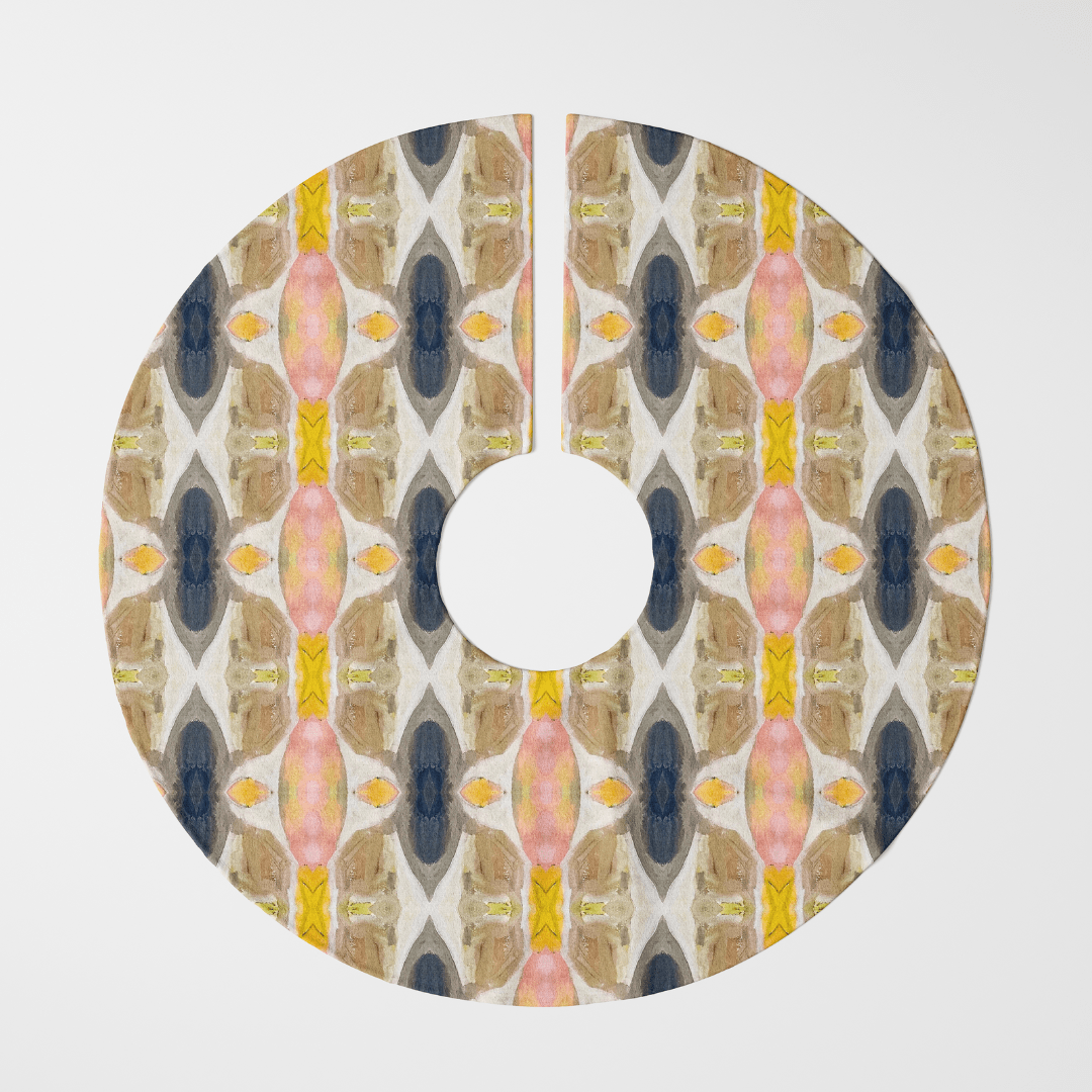 Windy O'Connor Blush Topaz Tree Skirt Seasonal & Holiday Decorations BlushTopazTreeSkirt